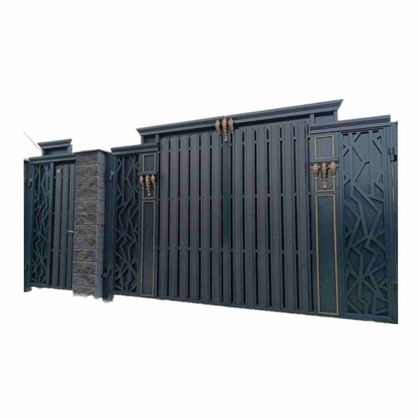 درب آهنی حیاط کد 090 + قیمت درب حیاط